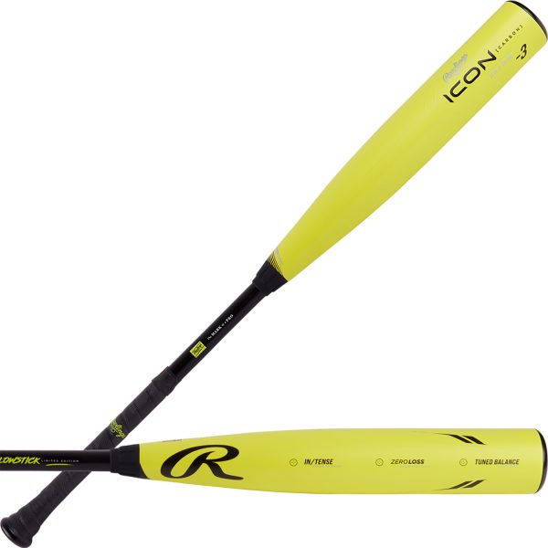 2024 Icon Glowstick BBCOR Bat (-3) - ON SALE