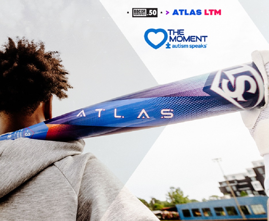 2025 Atlas Love the Moment Autism Speaks (-3) BBCOR Baseball Bat