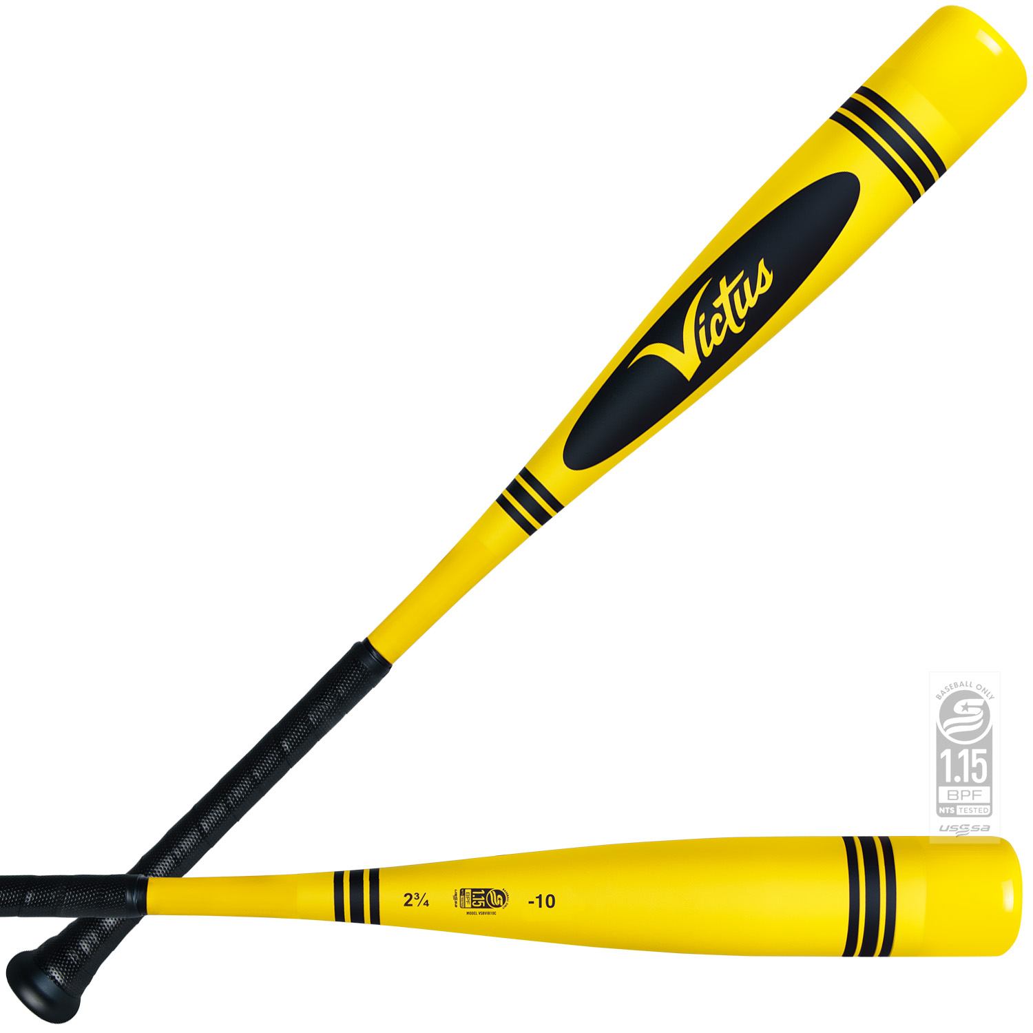 2025 VIBE Yellow Crayon USSSA Bat (-10)