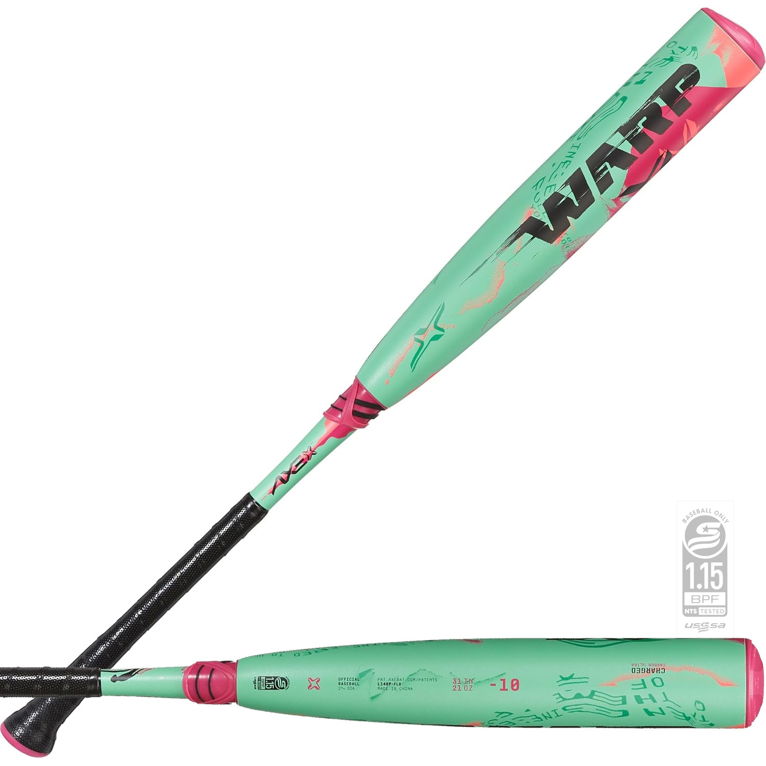 2026 Warp USSSA Bat (-10) Flared Handle