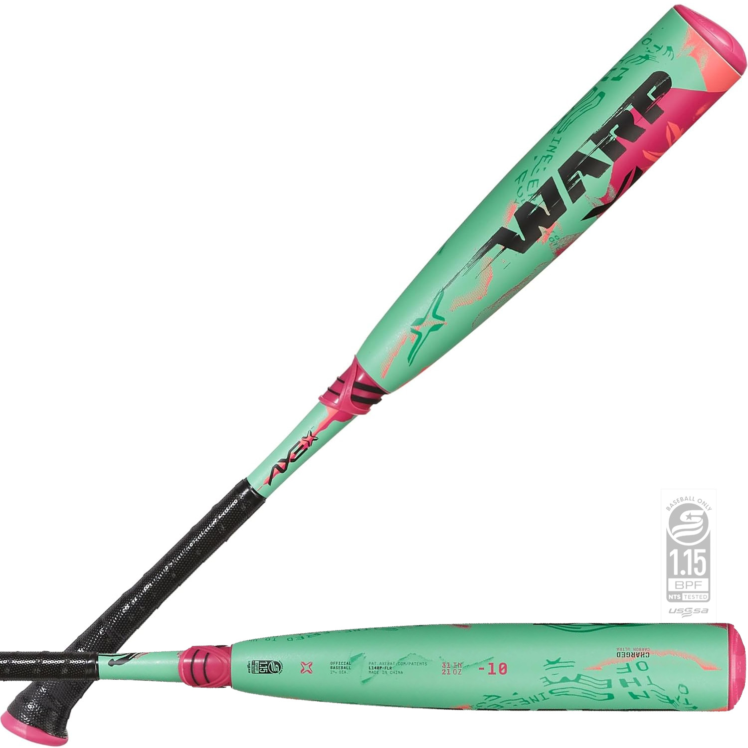 2026 Warp USSSA Bat (-10) Standard Handle