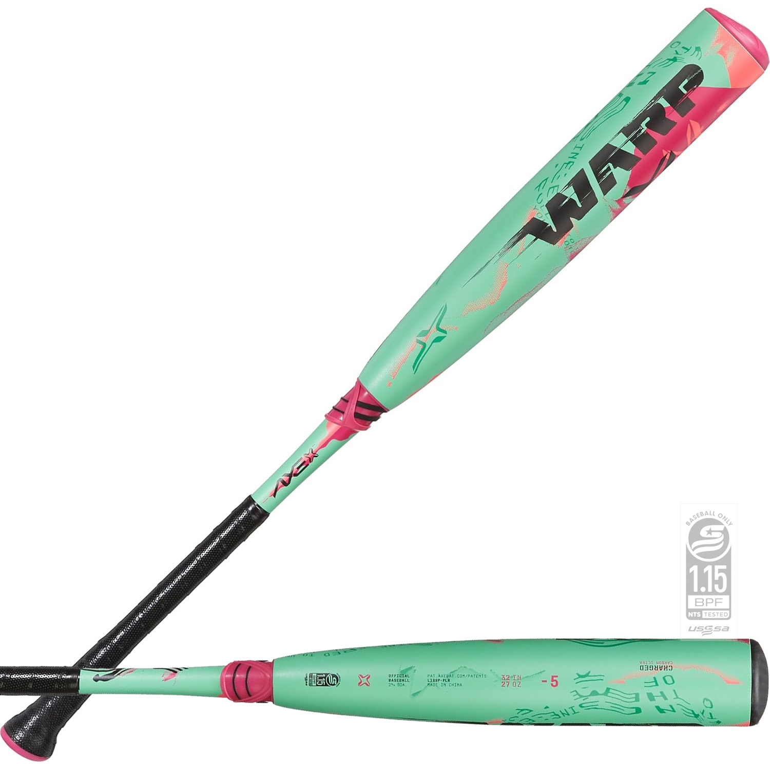 2026 WARP USSSA Bat (-5) Flared Handle