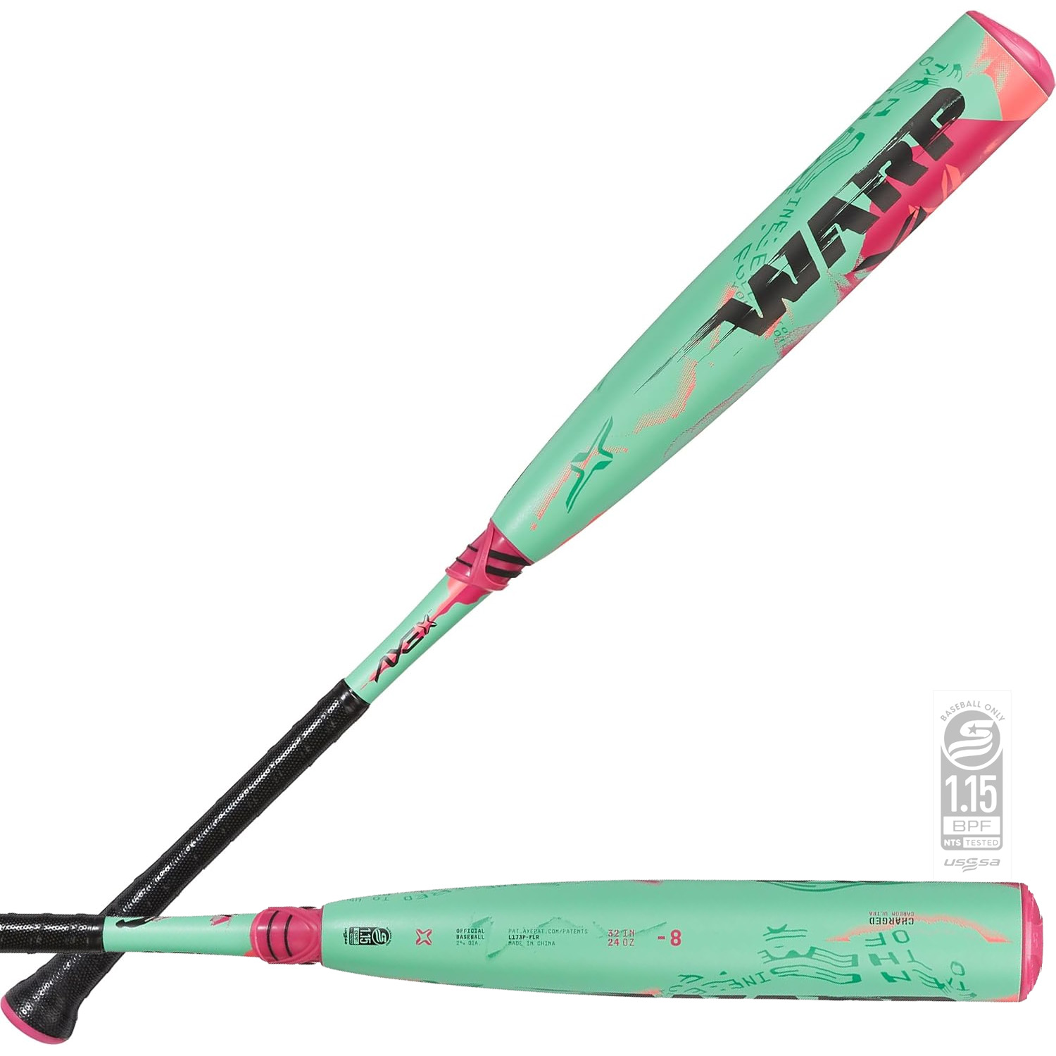 2026 WARP USSSA Bat (-8) Flared Handle